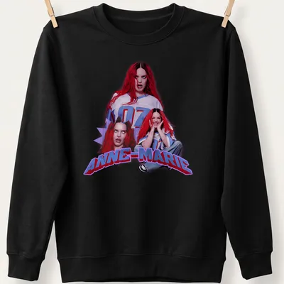Modern graphic tee with the name Anne-Marie in bold typography — printed on a unisex sweatshirt