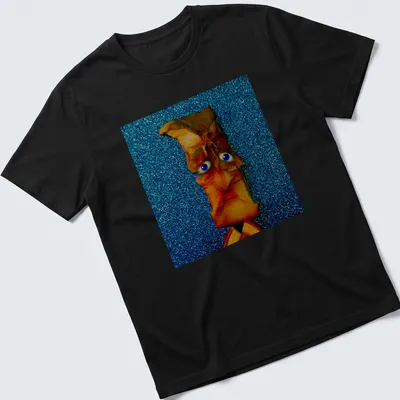 Whimsical apple character with the text 'Corbert Has Core Concerns' in orange, blue, and brown. — printed on a unisex t-shirt