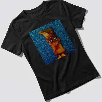 Whimsical apple character with the text 'Corbert Has Core Concerns' in orange, blue, and brown. — printed on a women's shirt