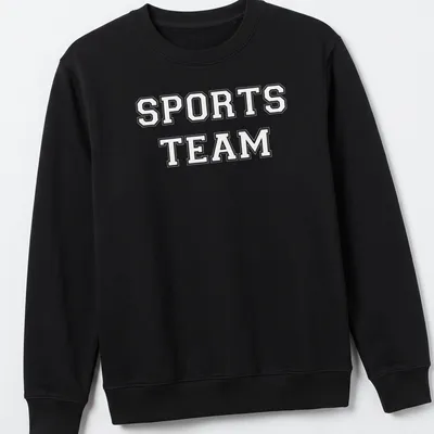 Graphic Sports Team T-Shirt featuring team name and emblem — printed on a unisex sweatshirt
