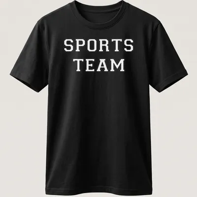 Graphic Sports Team T-Shirt featuring team name and emblem
