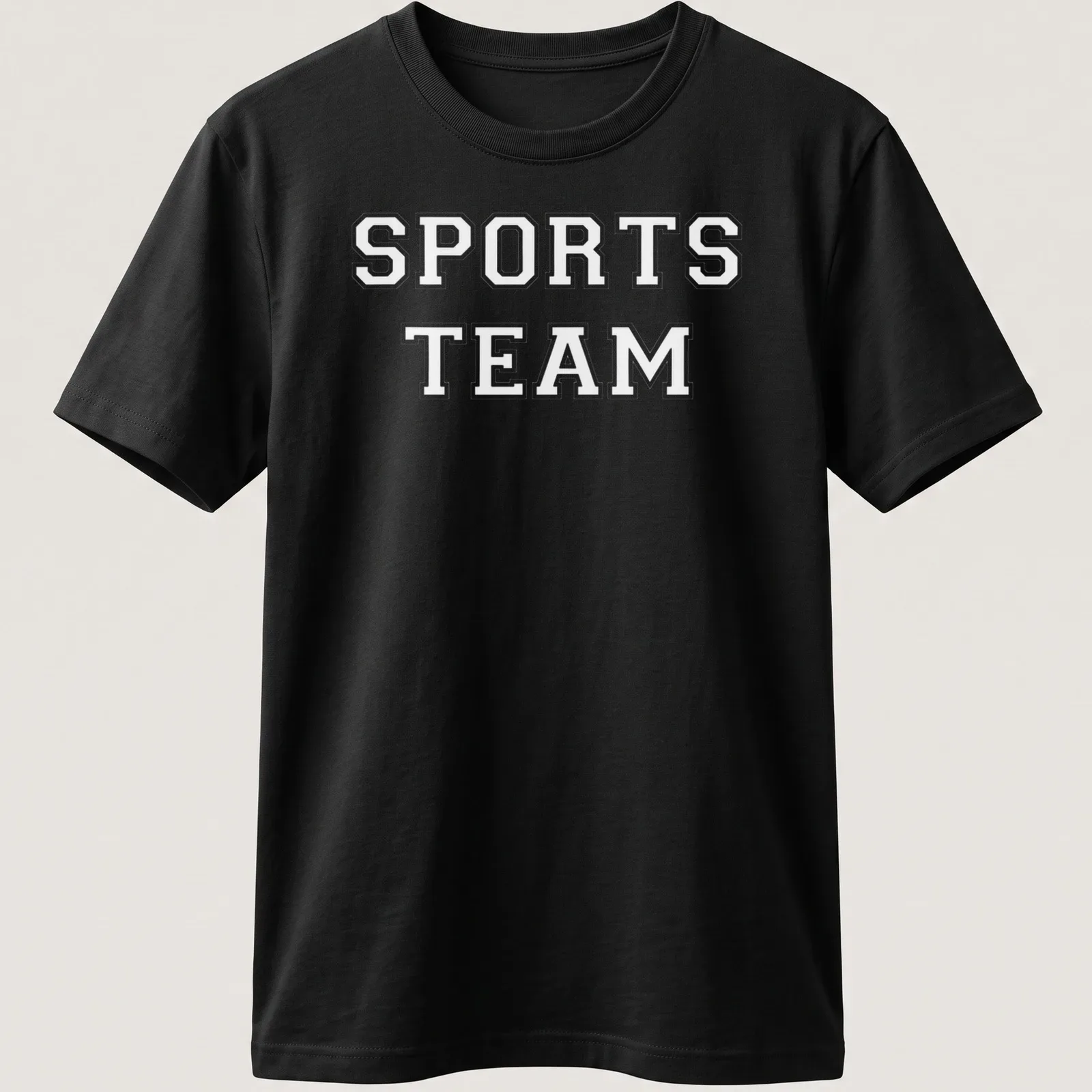 Graphic Sports Team T-Shirt featuring team name and emblem — printed on a unisex t-shirt