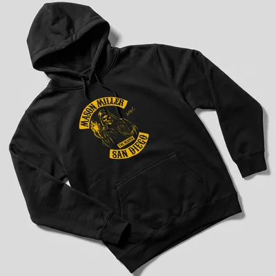 Graphic of a grim reaper holding a baseball bat with bold text — printed on a unisex hoodie