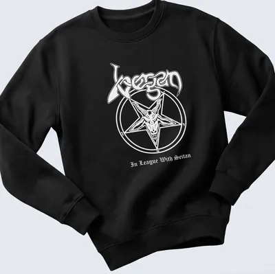 Bold graphic of 'vegan 2nd Season 3316 seitan' in black and white — printed on a unisex sweatshirt